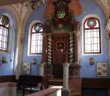 Interiér synagogy v Jičíně